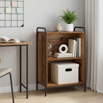 vidaXL Boekenkast 55,5 x 33 x 174 cm Bewerkt hout Oud hout, Verzenden