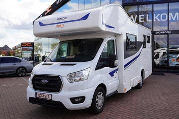 Rimor Evo 5 op Ford met slechts 15150 km en dwarsbed 02360, Standaard zit, Alkoof, Ringverwarming, Ford