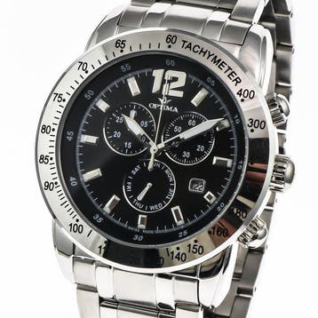 OPTIMA - Swiss Made Chronograph Watch - OSC321-SS-3 - Sans, Nieuw