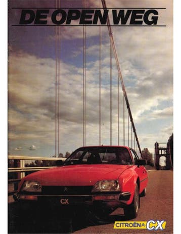 1984 CITROËN CX BROCHURE NEDERLANDS, Nieuw