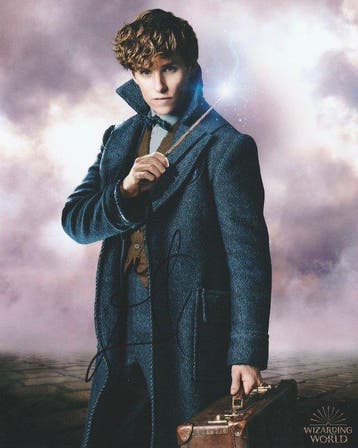 Fantastic Beasts - Signed by Eddie Redmayne (Newt Scamander)