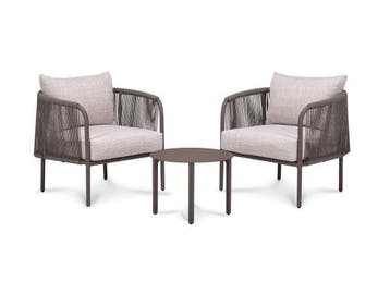 Veiling - Outdoor Loungeset Polar - bruin, Nieuw