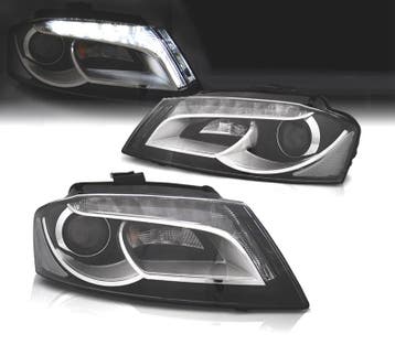 PHARES POUR AUDI A3 8P 08-12 DAYLIGHT TRU DRL FOND NOIR, Verzenden