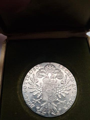 Oostenrijk. Maria-Theresia. Thaler (taler) 1780 / Restrike
