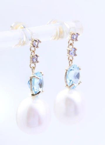 Sans prix de réserve - Boucles doreilles - 14 carats Or