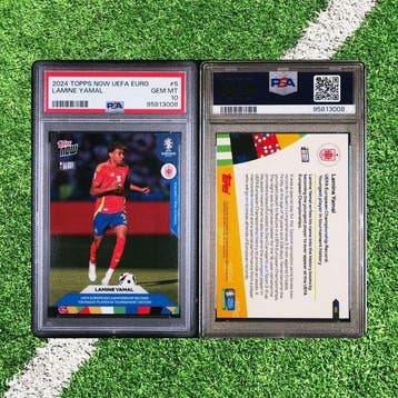 2024 Topps Now UEFA Euro Lamine Yamal #5 National DEBUT -, Collections, Autocollants