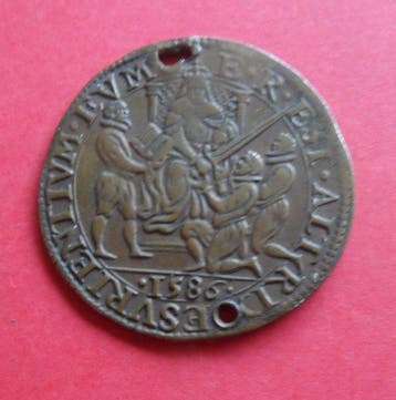 Nederland, Dordrecht Rekenpenning 1586 (Zonder minimumprijs)