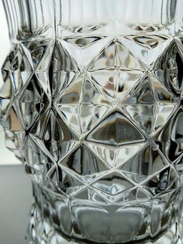 Val Saint Lambert - René Delvenne - Vaas - Half kristal -