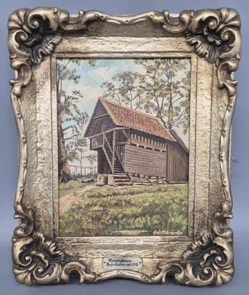 École allemande (XX) - Meininghauser Haferkasten von 1712