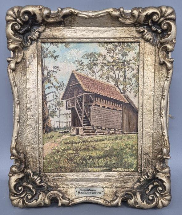 École allemande (XX) - Meininghauser Haferkasten von 1712, Antiquités & Art, Art | Peinture | Classique