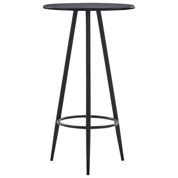 vidaXL Bartafel 60x107,5 cm MDF zwart, Verzenden
