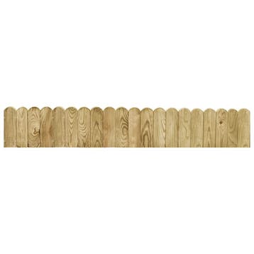 vidaXL Gazonrand 120 cm geïmpregneerd grenenhout groen, Verzenden