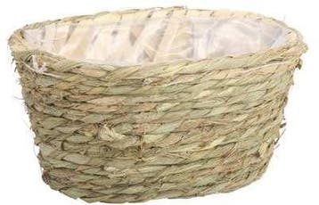 Zeegras Mand Ovaal 22x17x12.5 cm, Nieuw