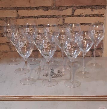 Lehmann - Perrier-Jouët - Emile Gallé - Champagneglas (12) -