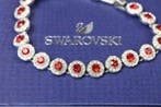 Swarovski - Beeldje - Swarovski red crystal tennis bracelet, Antiek en Kunst