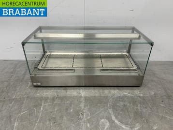Vitrine chauffante Ubert en acier inoxydable Vitrine, Verzenden, Nieuw in verpakking