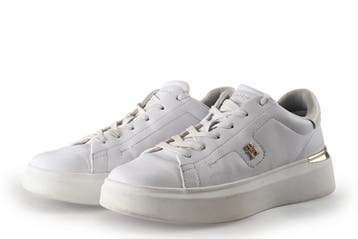 Tommy Hilfiger Sneakers in maat 41 Wit, Kleding | Dames, Verzenden, Wit, Zo goed als nieuw, Sneakers