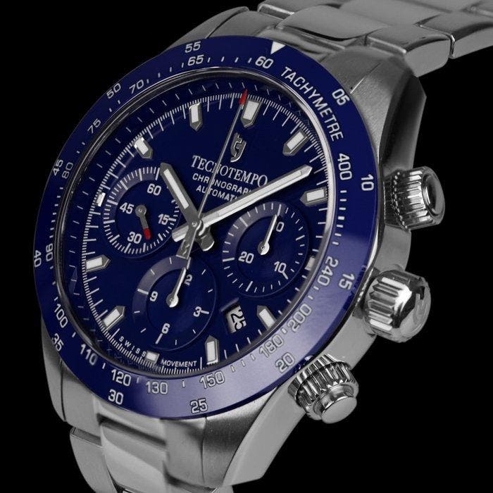 Tecnotempo - Chronograph Chrono Orbs  - Automatic Swiss, Bijoux, Sacs & Beauté, Montres | Hommes