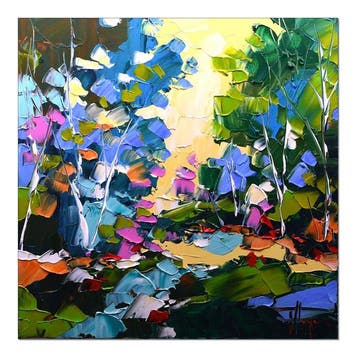 Olivier Pfleger - Mandrafina  Lumière en sous-bois