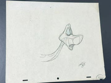 Walt Disney - Dessin danimation original de Kaa - Timon &, Collections, Disney