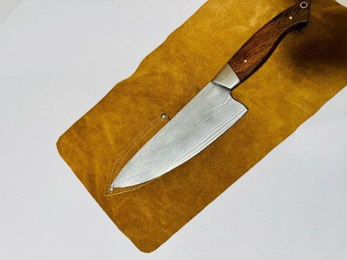 Keukenmes - Utility knife - Japanse koksmes (0350) -, Antiek en Kunst, Antiek | Keukengerei