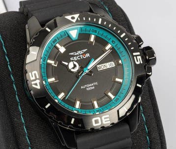 Sector - Legend - Automatic - Black - 100 M - 43 mm - Zonder, Nieuw