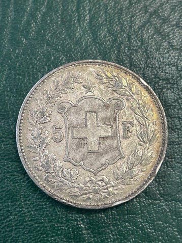 Zwitserland. 5 Francs 1889 (Zonder minimumprijs)