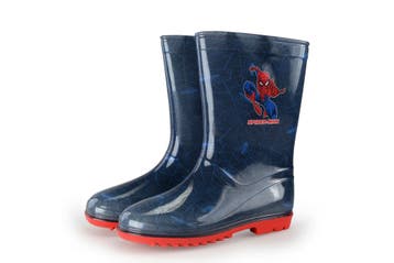 Spider-man Regenlaarzen Jongens in maat 33 Blauw, Verzenden, Jongen of Meisje, Spider-man, Laarzen