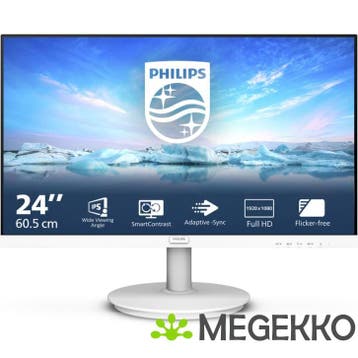 Philips V-Line 241V8AW/00 24  Full HD IPS Monitor, Verzenden, Nieuw