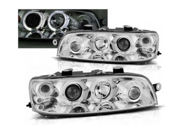 Angel Eyes koplamp units Chrome geschikt voor Fiat Punto 2, Verzenden, Nieuw, Fiat