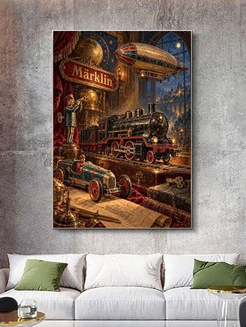 Shayer - Märklin Dreams of Steam and Tin - XL - 60x80cm –