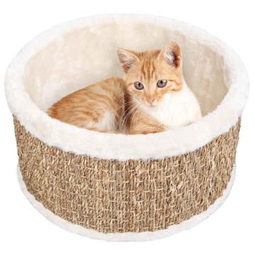 vidaXL Kattenmand rond 36 cm zeegras, Dieren en Toebehoren, Verzenden, Nieuw
