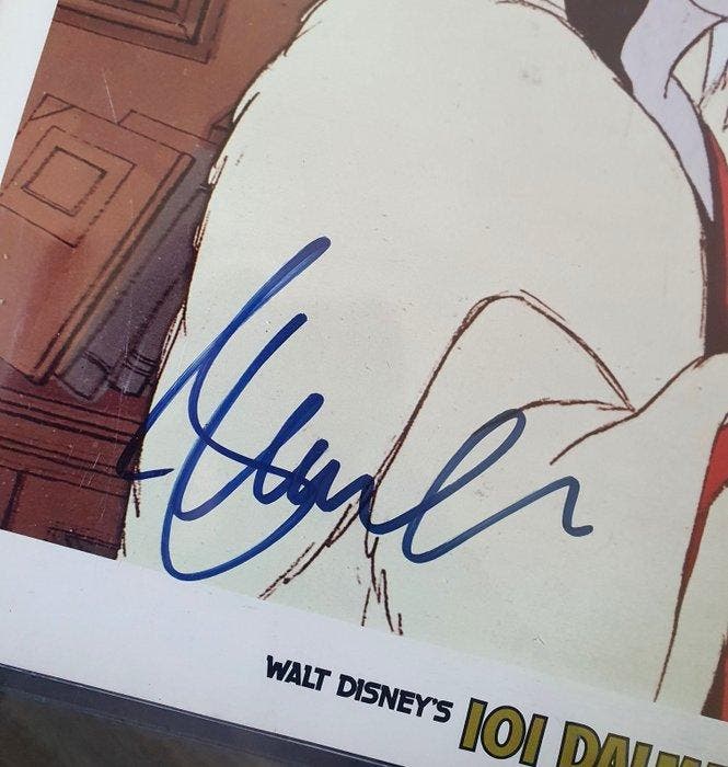 GLENN CLOSE Hand Signed LOBBYCARD Handtekening 101, Collections, Cinéma & Télévision