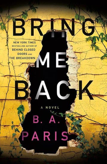 Bring Me Back 9781250151339 B A Paris, Verzenden, B A Paris