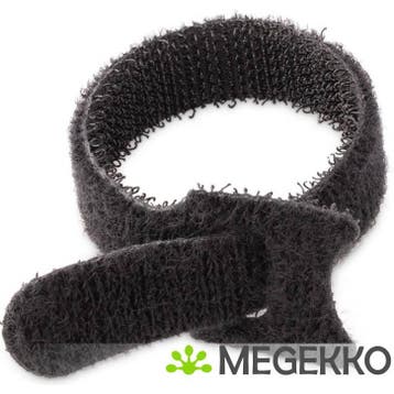 StarTech.com 15cm Kabelbinder Klittenband, 50 Pack, Zwart,, Verzenden, Nieuw