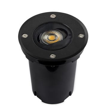 Grondspots Richtbare Grondspot LED Ø12 Rond RVS incl. GU10, Verzenden, Nieuw