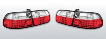Achterlichten  geschikt voor Honda Civic 92-95 3D  LED rood/, Verzenden, Nieuw, Honda