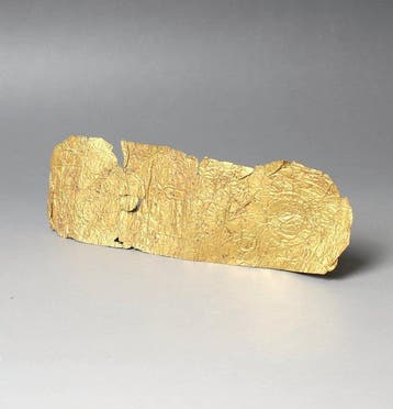 Oud-Romeins Goud Blad / folie mondstuk of diadeem met het