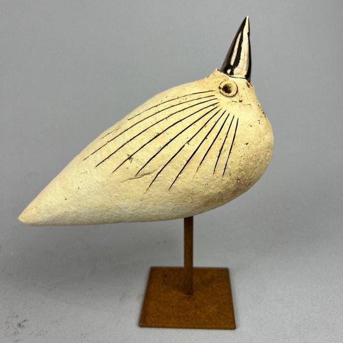 Ewa Budzowska - No reserve- The bird (with 24carat gold), Antiek en Kunst, Kunst | Designobjecten
