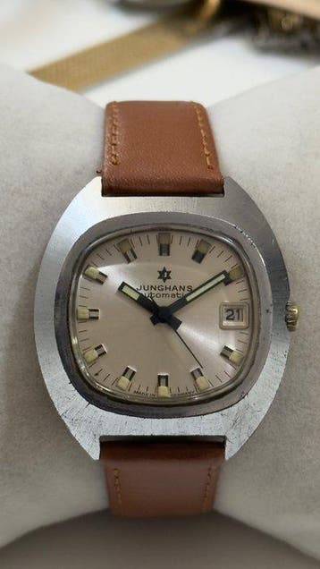 Junghans - TV Case Automatic - Sans prix de réserve - Homme, Handtassen en Accessoires, Horloges | Heren, Nieuw