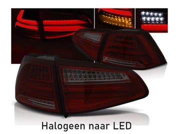 LED bar achterlichten Red Smoke geschikt voor VW Golf 7, Auto-onderdelen, Verlichting, Verzenden, Nieuw, Volkswagen