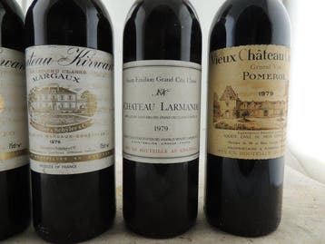 1979 x2 Chateau Kirwan, Chateau Larmande & Vieux Chateau, Nieuw