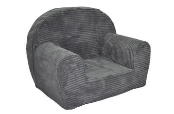 Stoel Kinder Corduroy | Lichtgrijs | Laatste Stuks!, Huis en Inrichting, Stoelen, Nieuw, Ophalen of Verzenden, Corduroy, Eén