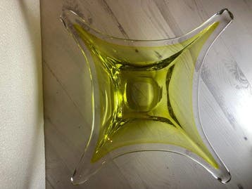 Schaal - 46 x 46 cm - Kristal - Val Saint Lambert Schaal