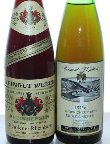 1975 Thörnicher Ritsch Riesling Auslese + Osthofener, Verzamelen, Nieuw