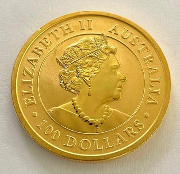 Australië. 100 Dollars 2021 - Kangaroo - 1 oz, Postzegels en Munten, Edelmetalen en Baren