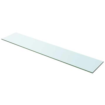 vidaXL Wandschap transparant 100x20 cm glas, Verzenden