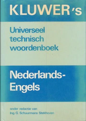 Kluwers universal engineering dictionary Dutch-English, Verzenden