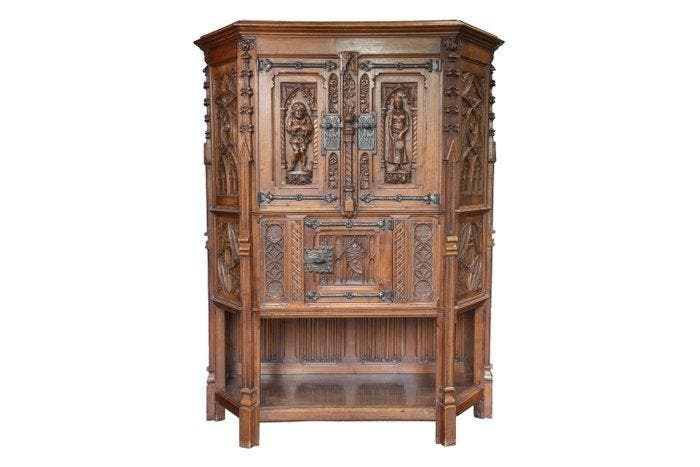 Ameublements Artistiques - Jules Hemmler - Buffetkast - Eik, Antiquités & Art, Antiquités | Meubles | Chaises & Canapés