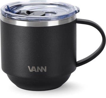 VANN Koffiemok met Oor 330ml RVS, Verzenden, Nieuw